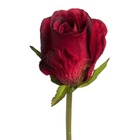 Rose eden artificielle h25cm rouge superbe tête tissu d5 cm environ - couleur: r