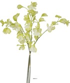 Pois de senteur fleur artificielle en 3 branches h 50 cm crème vert - couleur: c