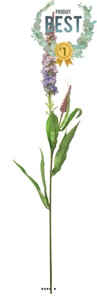 Véronique artificielle, une fleur en tige, h 76 cm lavande - best - couleur: lav