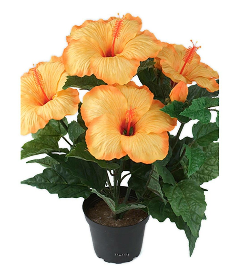 HIBISCUS ARTIFICIEL EN PO 2-(939471)