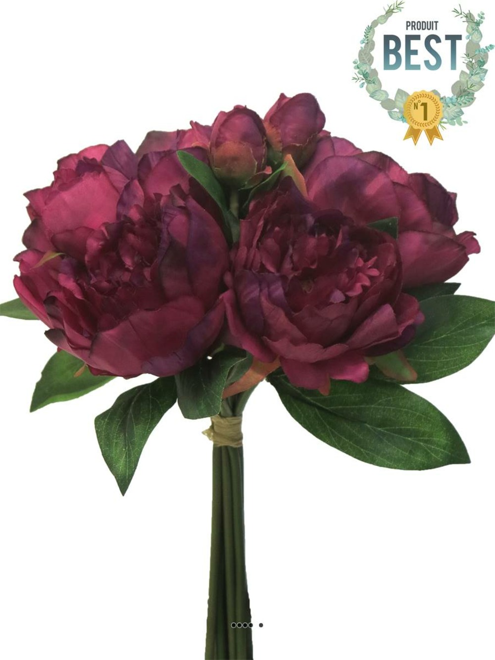 BOUQUET DE PIVOINES ARTIF 4-(939082)