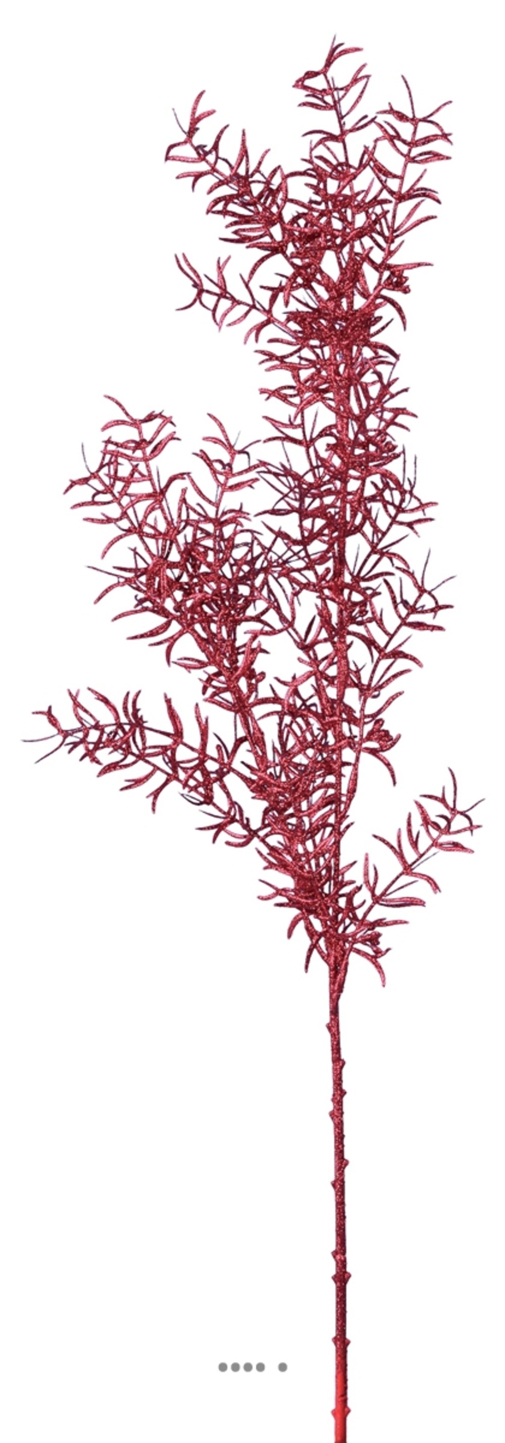 Asparagus artificiel H 70cm scintillant