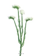 Fleur factice statice h64cm belle, originale idéal bouquet blanc neige - couleur