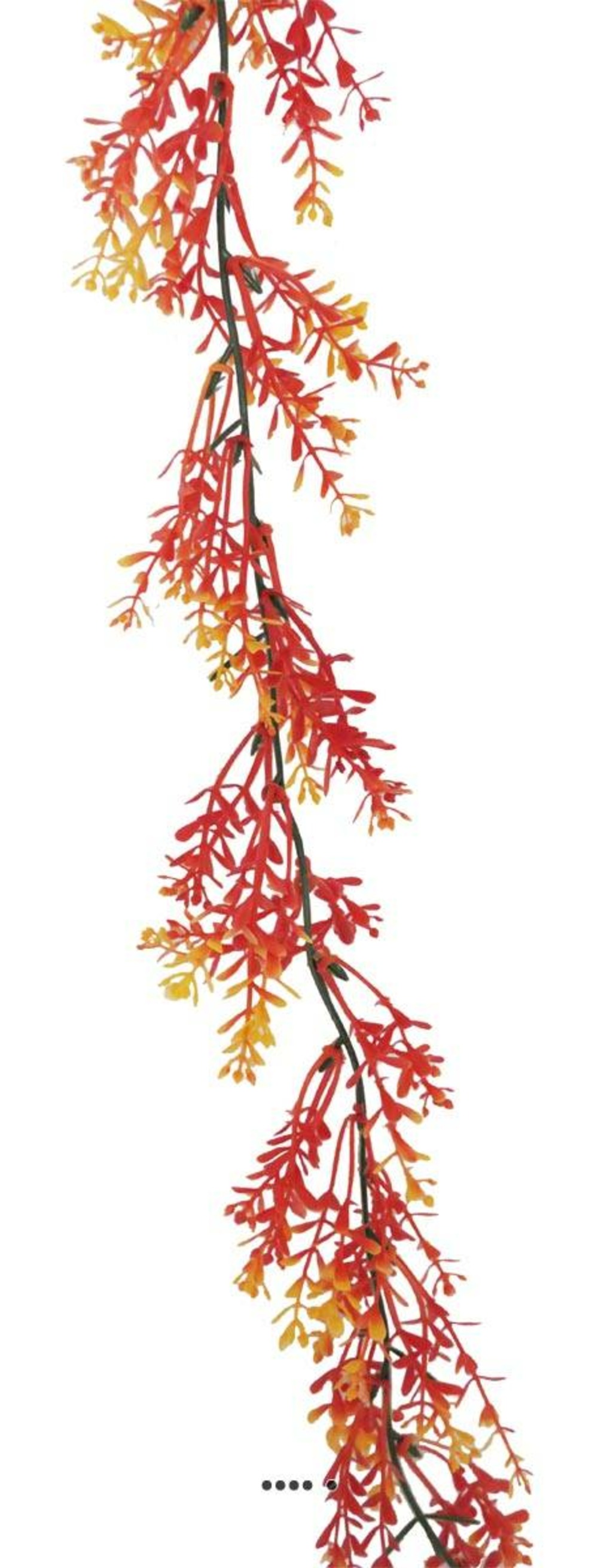 Guirlande de 60 Herbe de Corail Orange