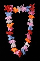Guirlande de petales artificiels multicolore l 150 cm 60 petales d 12 cm - coule