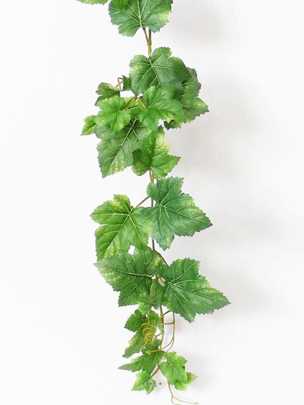 Guirlande de feuilles de vigne artificielles 180cm rose
