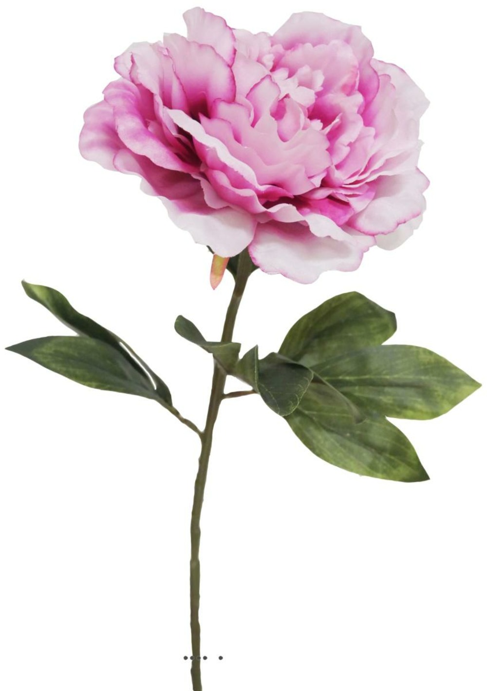 Pivoine artificielle H 63 cm tres belle tete