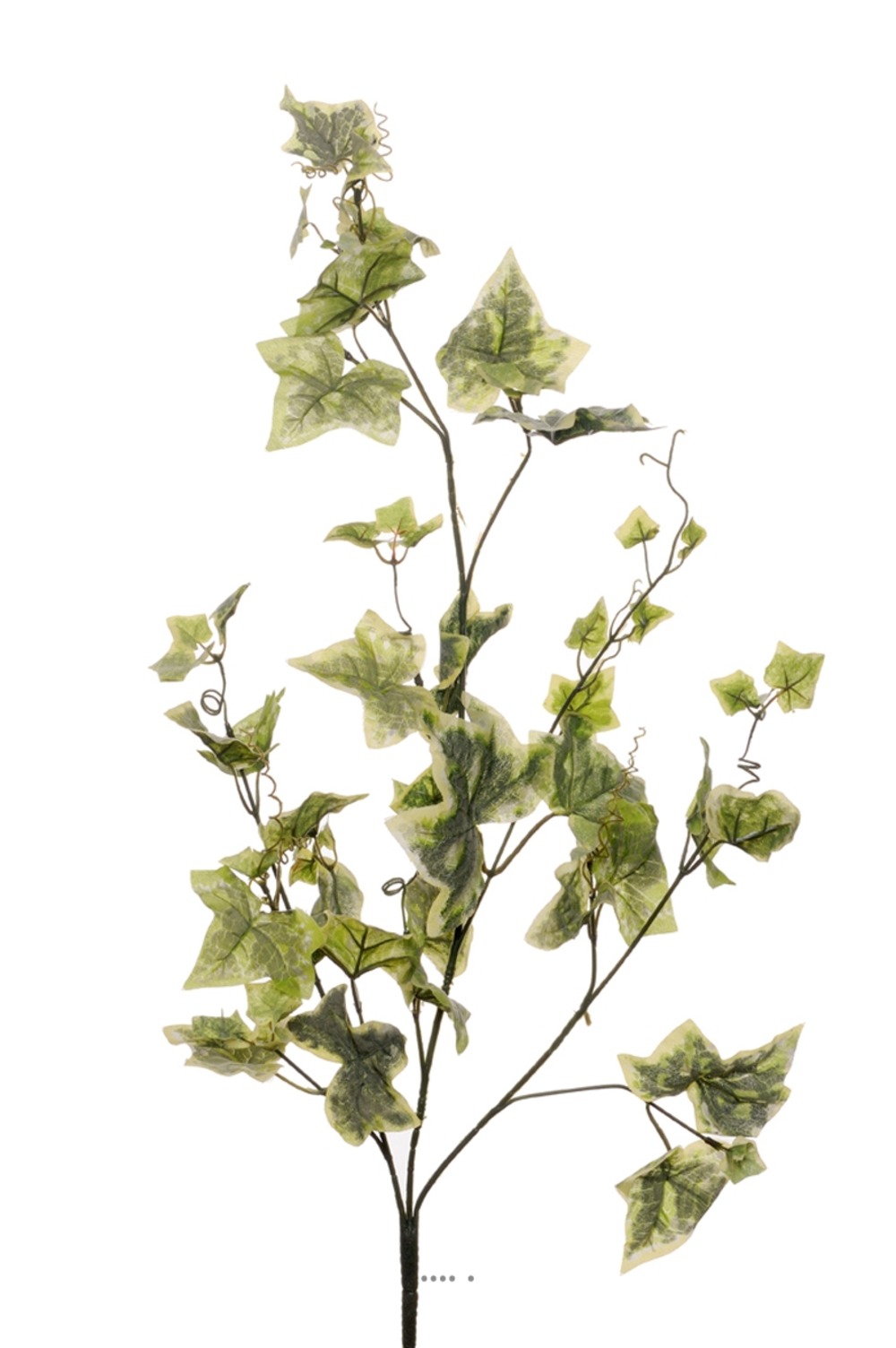 Vigne artificielle en piquet 90 cm 62 grandes feuilles panaches - couleur: blanc