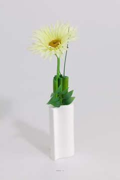 Composition Coupe Gerberas Artificiels vase