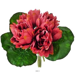 Bouquet de 6 fleurs de Lotus artificie