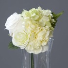 Bouquet de Roses et Hortensias artificielles