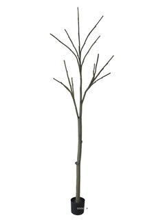 Tronc arbre artificiel nu H 270 cm 3 ramures