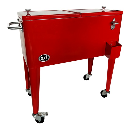 Axi retro cooler rouge