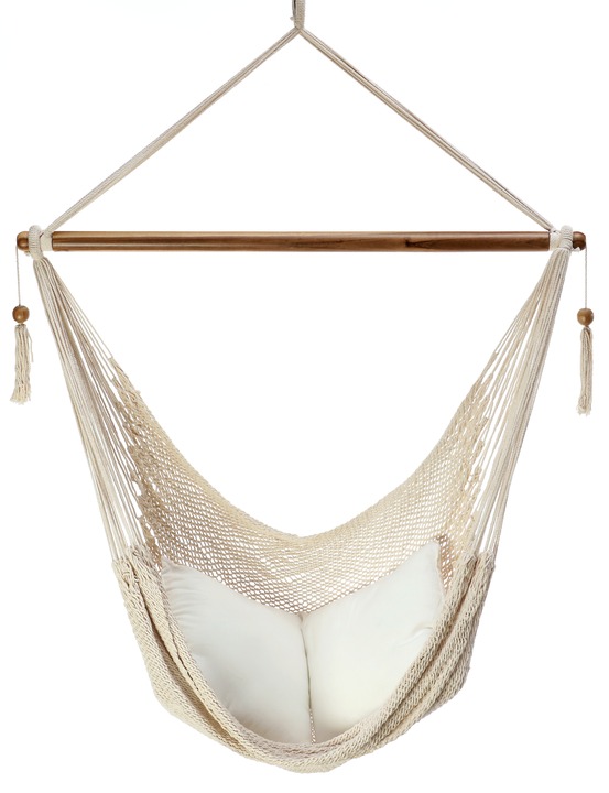 Hamac chaise sébaco xl blanc