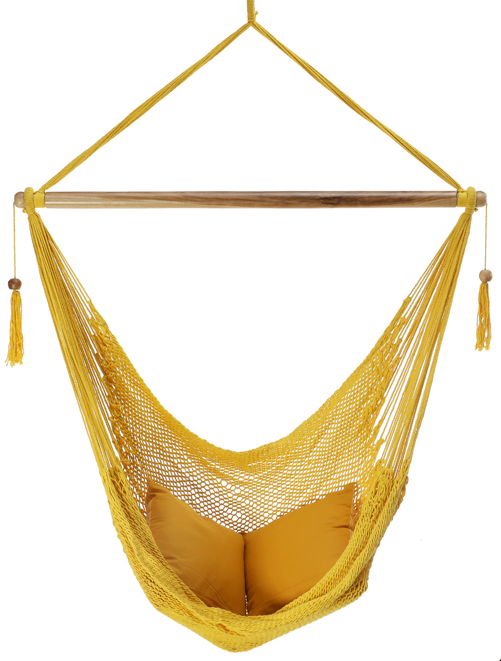 Hamac chaise diriamba xl jaune