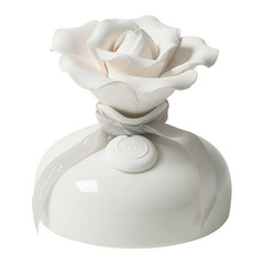 Diffuseur de parfum d'ambiance soliflore rose blanc - parfum  figuier dolce