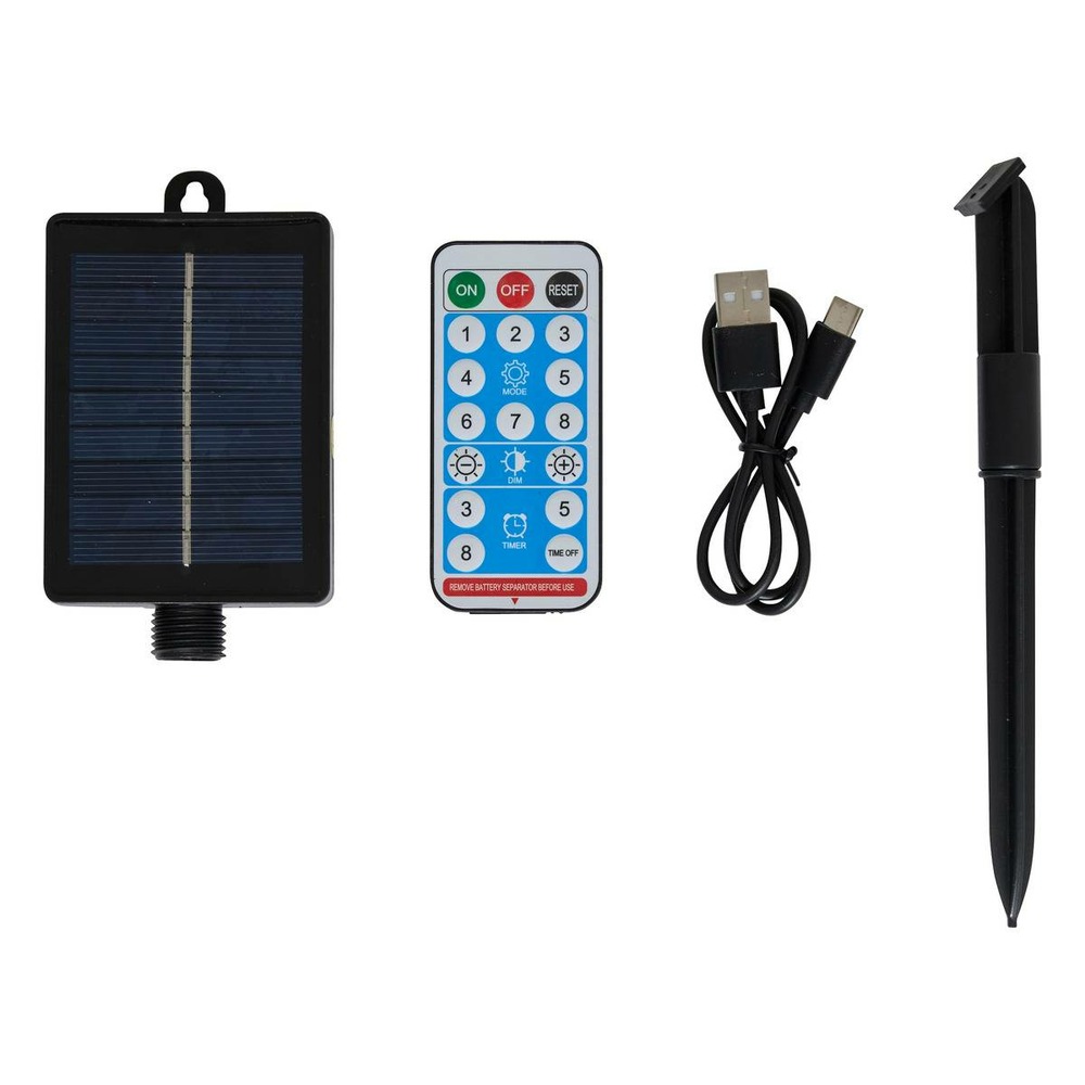 Panneau solaire 1200 mah 11,5x26,5x8,5cm noir