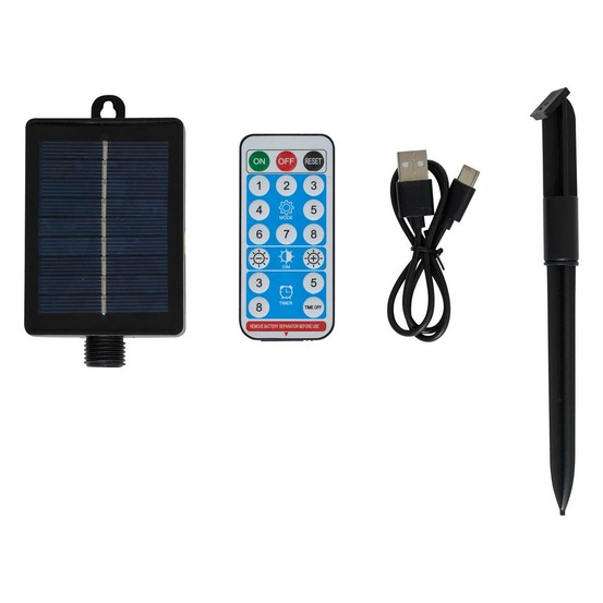 Panneau solaire 1200 mah 11,5x26,5x8,5cm noir