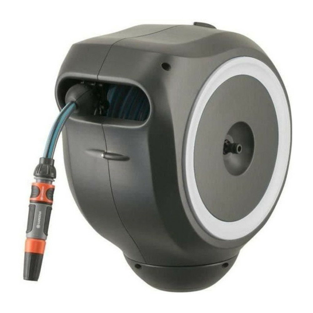 Gardena dévidoir automatique mural rollup s 15 m