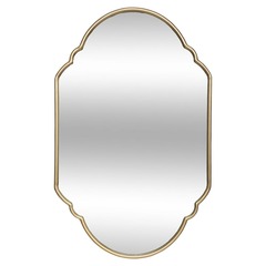 Miroir métal or nelia