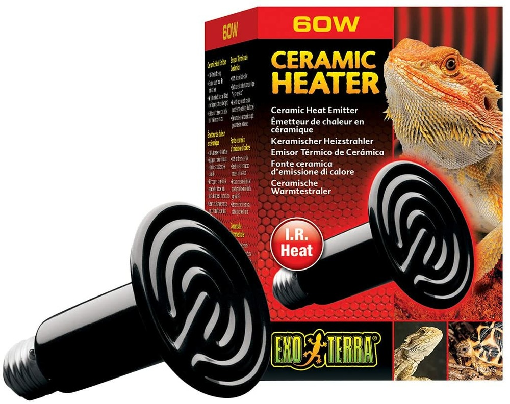 Emetteur de chaleur ceramic heater reptiles 60w