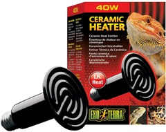 Exoterra - emetteur de chaleur ceramic heater reptiles 40w