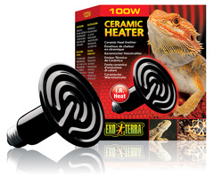 Exoterra - emetteur de chaleur ceramic heater reptiles 100w