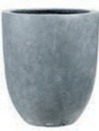 Bac fibre de verre et composite farn exterieur eggpot haut d 52 xh 60cm gris fon