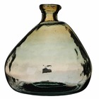 Vase mila verre recyclé marron 10l d33 h33