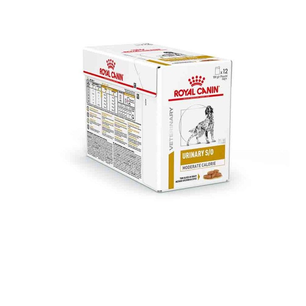 Patée chien veterinary dog urinary s/o moderate calorie 12*100 g