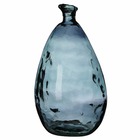 Vase lou verre recyclé gris 12l d25 h47