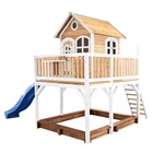 Axi liam maison enfant avec bac à sable & toboggan bleu