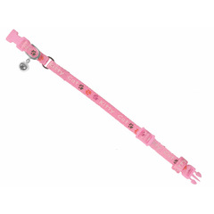 Collier chaton  kitty rose. 16-25cm x 8mm.