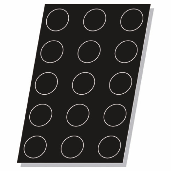 Moule flexipan® plaque silicone 12 tartes tatin - pujadas