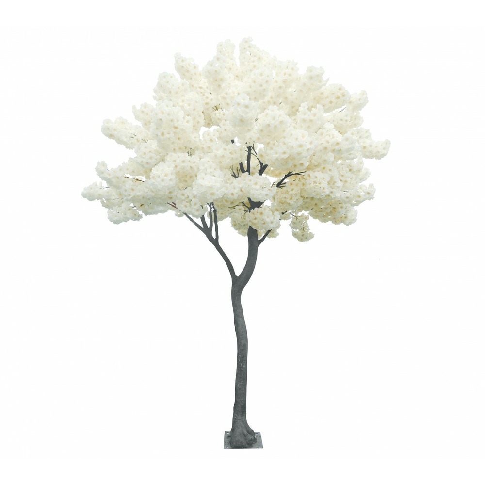 Arbre Géant Pommier artificiel en fleurs blanches 16 branches H270cm |  Truffaut
