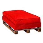 Coussin pour palette rouge sofa