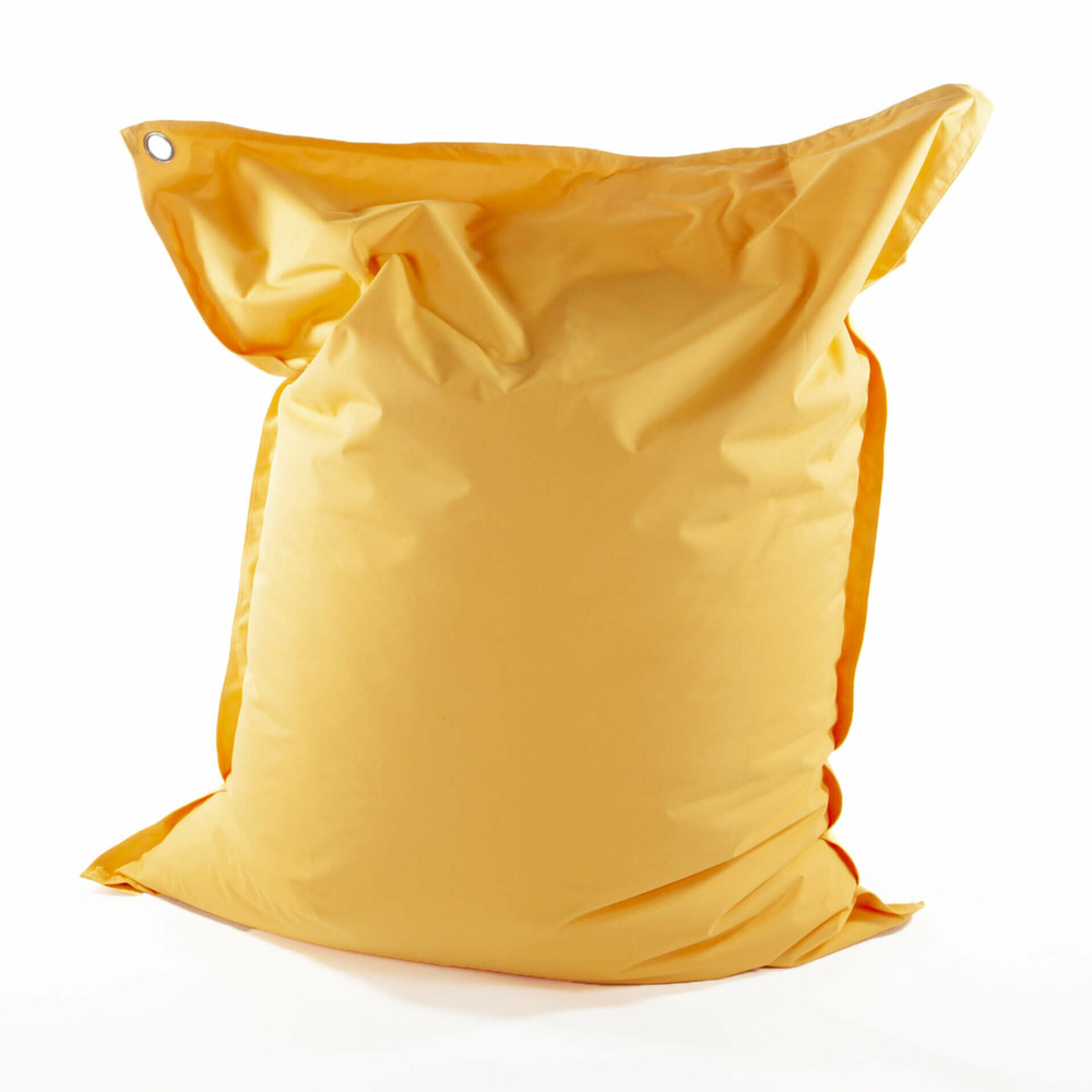 Pouf géant Bahia Orange Mandarine - 110x130cm