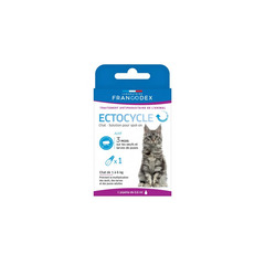 Pipette anti puces ectocycle pour chat