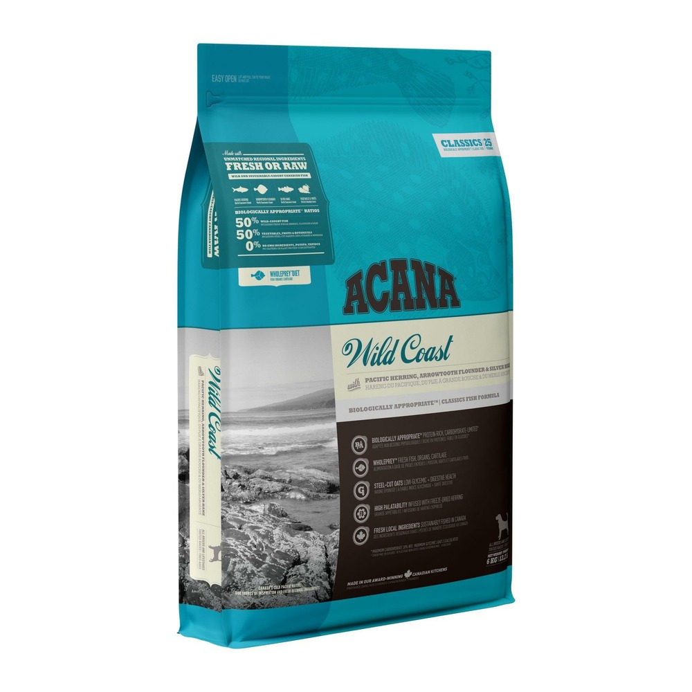 Acana Wild Coast Sans céréales - Croquettes pour chien - 11. 4kg