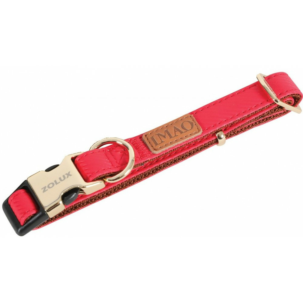 Collier imao mayfair 20 mm réglable couleur rouge pour chien