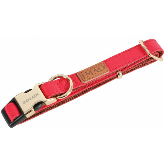 Collier imao mayfair 20 mm réglable couleur rouge pour chien