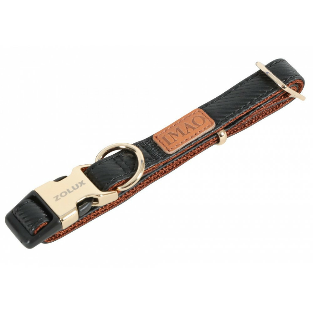 Collier imao mayfair. 20 mm. Réglable. Couleur noir. Pour chien.