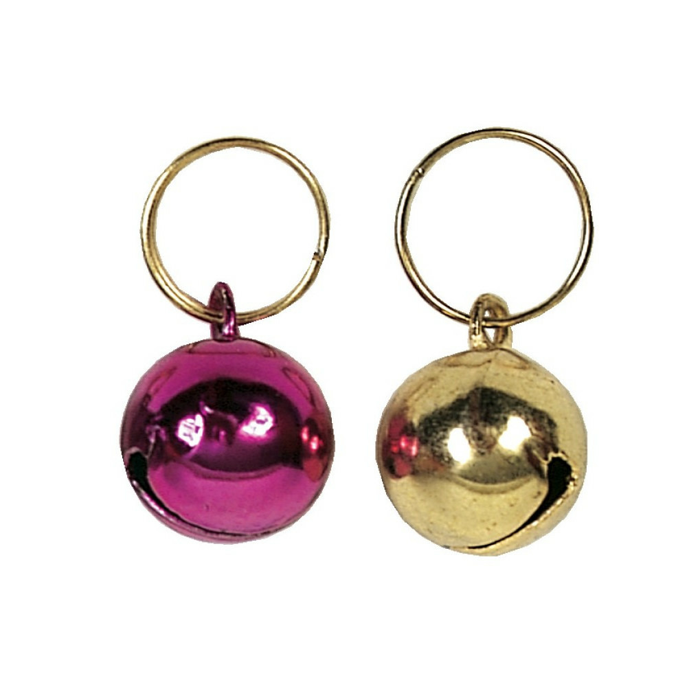 2 grelots bijou pour chat couleur aléatoire