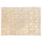 Tapis 160x230 relief feuille