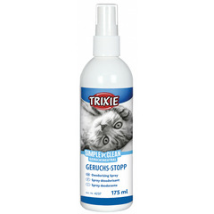 Spray désodorisant simple'n'clean. Contient: 175 ml pour chat