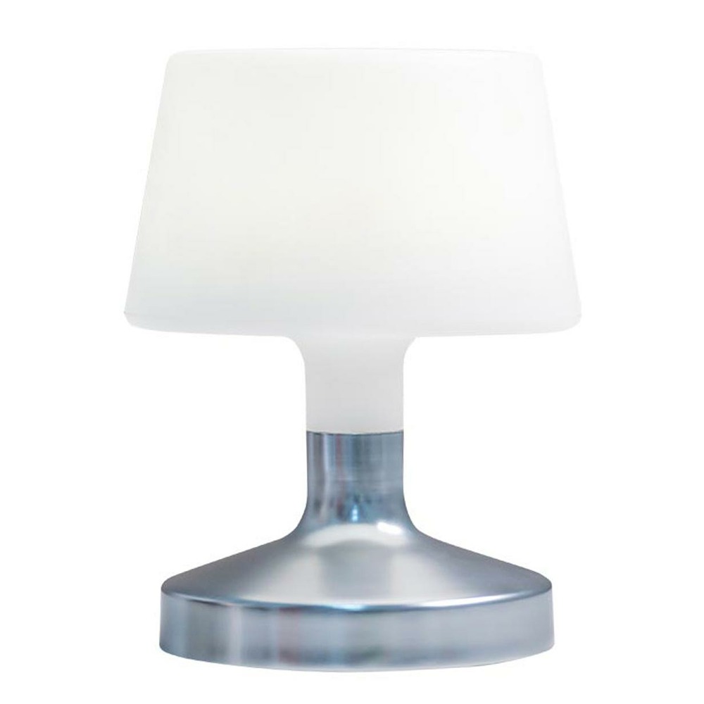 Lampe de table touch led helen silver argent polyéthylène h21cm