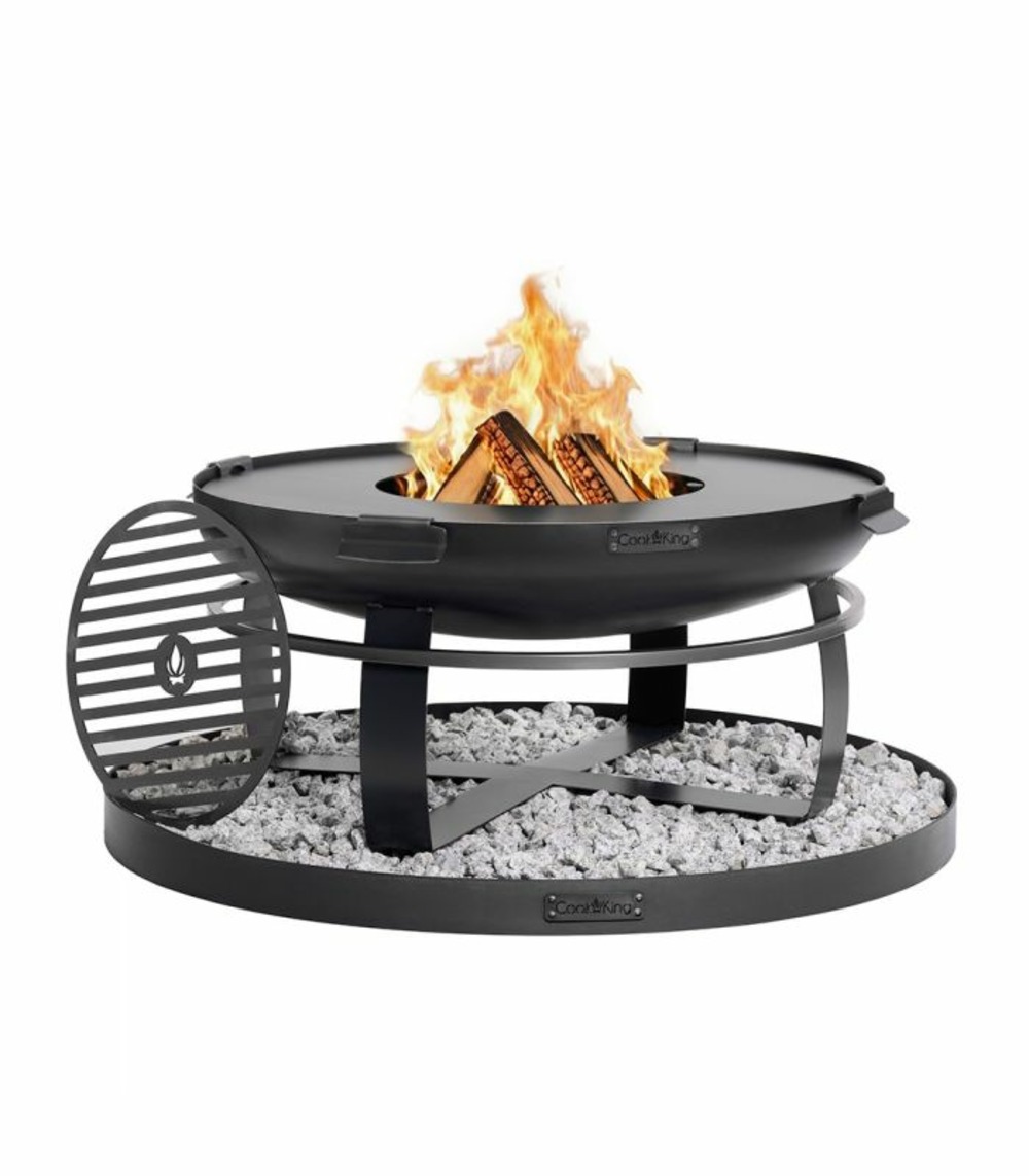 Braséro viking 80cm plaque cuisson grille incluse cookking pack-111262-2