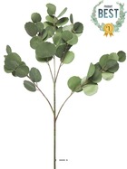 Branche d&rsquo;eucalyptus artificielle, 3 ramures, h 88 cm - best