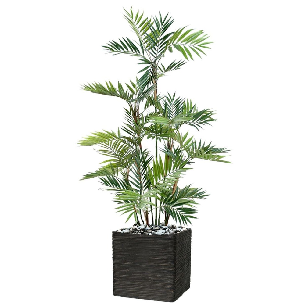 Palmier parlour artificiel h 150 cm d 60 cm en pot - dimhaut: h 150 cm - couleur