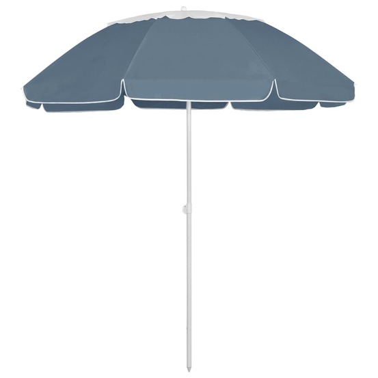 Parasol de plage bleu 300 cm